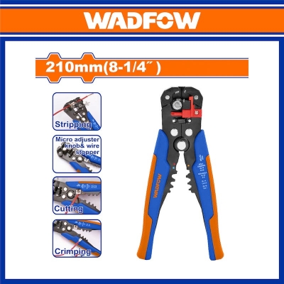 Picture of AUTOMATIC WIRE STRIPPER (3 IN 1 MULTI-FUNCTION) WADFOW WBQ4601 -Multicolor