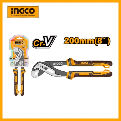 Picture of INGCO 8" Cr-V Pump pliers HPP28208 -Multicolor