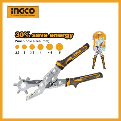 Picture of INGCO2.5MM-5MM Leather hole punch HLHP028 -Multicolor