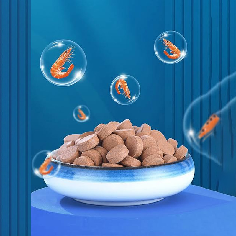 Picture of YEE Brine Shrimp Tablet 100Pcs Repack (+5 Pcs Free) | Aquarium Fish | Patch Fish Food | Small Fish Food