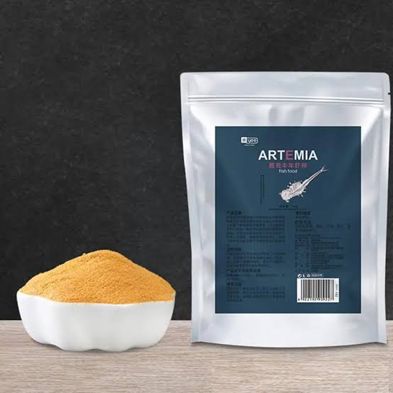 Picture of YEE Decapsulated Brine Shrimp 50gm Pack | Non Hatchable Artemia | High Protein Small Fish Food | Aquarium Fish Food