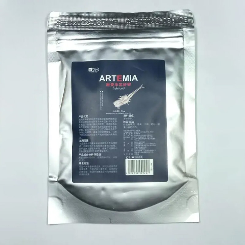 Picture of YEE Decapsulated Brine Shrimp 50gm Pack | Non Hatchable Artemia | High Protein Small Fish Food | Aquarium Fish Food