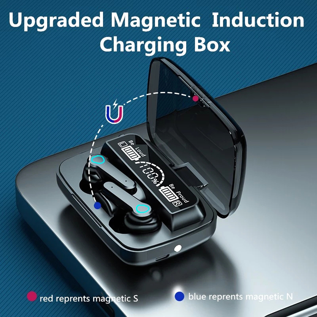 Picture of M19 Tws Wireless Bluetooth 5.1 Headphones - Black