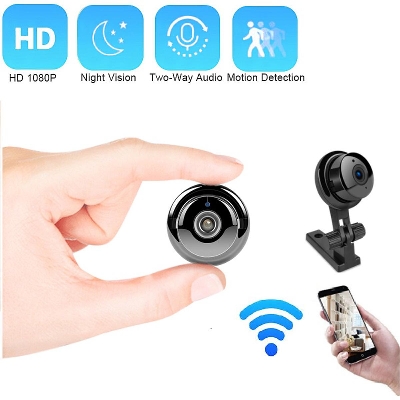 Picture of Baby Monitoring Surveillance Camera Wifi IP Camera 1080P Home Security Camcorder Night Vision CCTV Camera - Black
