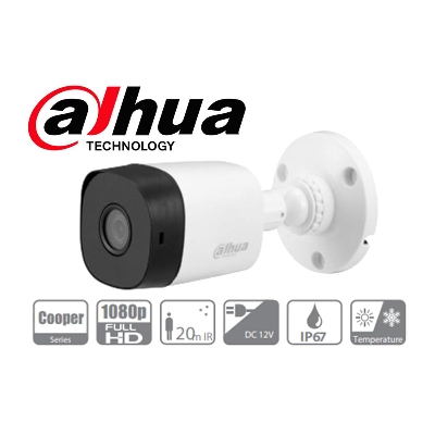 Picture of HAC-B1A21P Dahua 2MP HDCVI IR Bullet Camera CCTV Camera