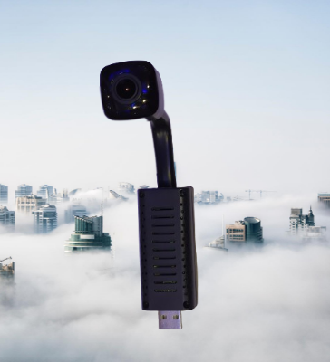 Picture of V380 Pro Night Vision IP CCTV Security Recorder App Control P2P USB Camera - Black