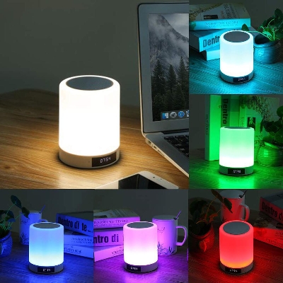 Picture of S66 + Colorful Light Touch Patting Light Bluetooth Speaker Creative Gifts - Portable Table - Multicolour