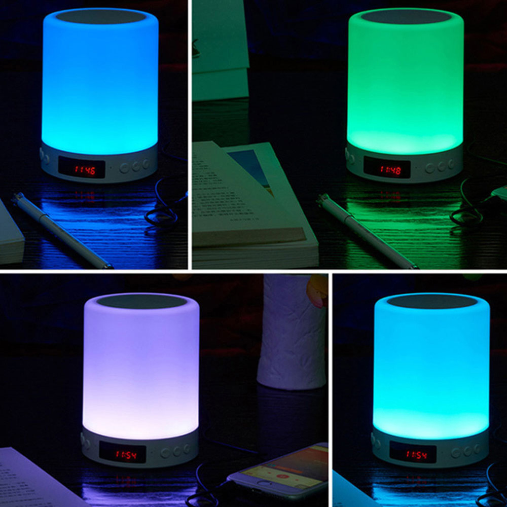Picture of S66 + Colorful Light Touch Patting Light Bluetooth Speaker Creative Gifts - Portable Table - Multicolour