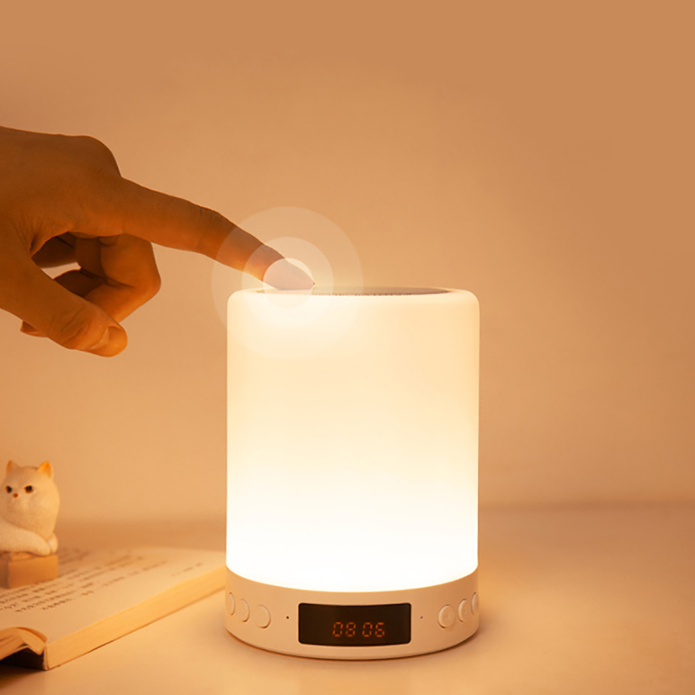 Picture of S66 + Colorful Light Touch Patting Light Bluetooth Speaker Creative Gifts - Portable Table - Multicolour
