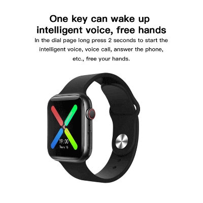 Picture of Smart Watch X7 Bluetooth Voice Call Music Playback Exercise Meter Step Heart Rate Fitpro App Support Make and Answer Call - Black