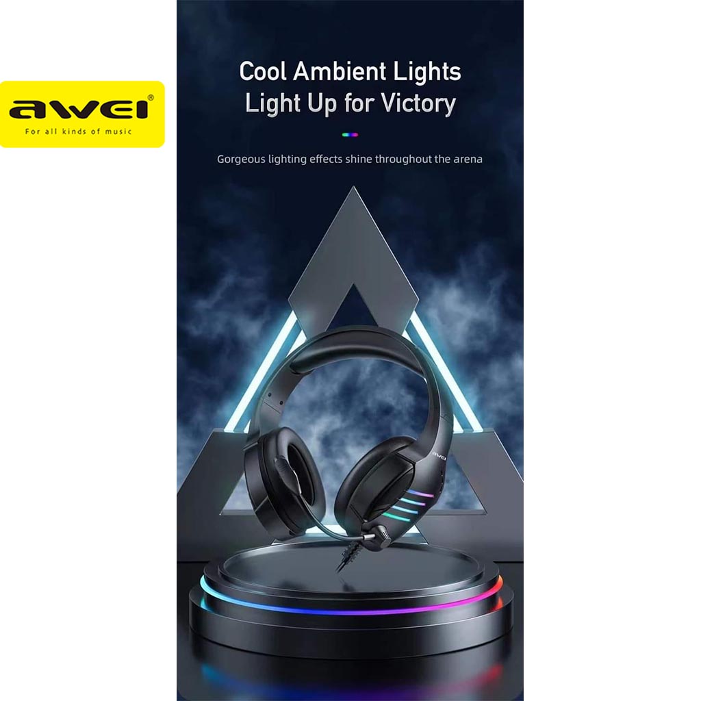 Picture of GM-5 Gaming Headset with Microphone 7.1 Surround Sound HIFI Stereo Wired Headphone 3.5mm USB A for PC Computer Laptop - Black