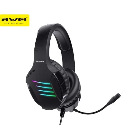 Picture of GM-5 Gaming Headset with Microphone 7.1 Surround Sound HIFI Stereo Wired Headphone 3.5mm USB A for PC Computer Laptop - Black