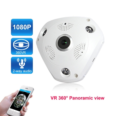 Picture of 1080P Panoramic V380 Pro 2.0MP Wifi Camera HD Vr Cam 360 Degrees Surveillance CCTV Security Camera -Ip Camera - Wifi Camera - White,64GB