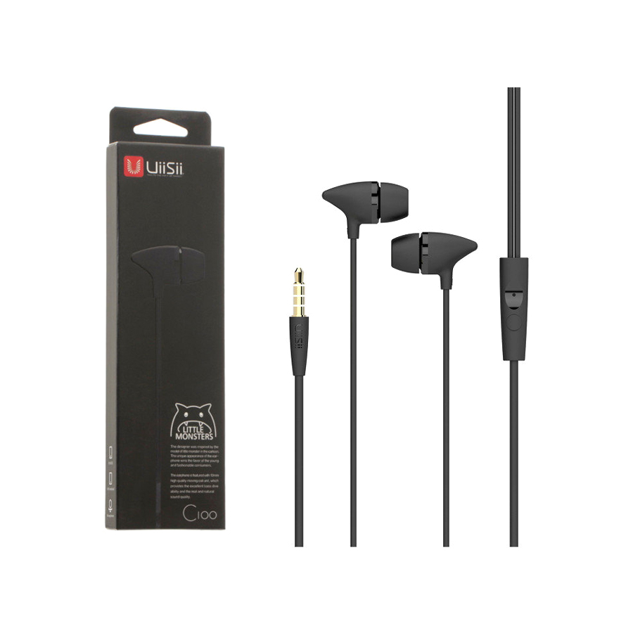Picture of UiiSii C100 In Ear Headphone - Black