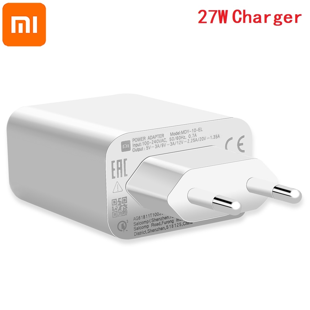 Picture of Xiaomi_Mi charger 27W QC 3.0 fast Charge Adapter with Micro-USB Cable - White