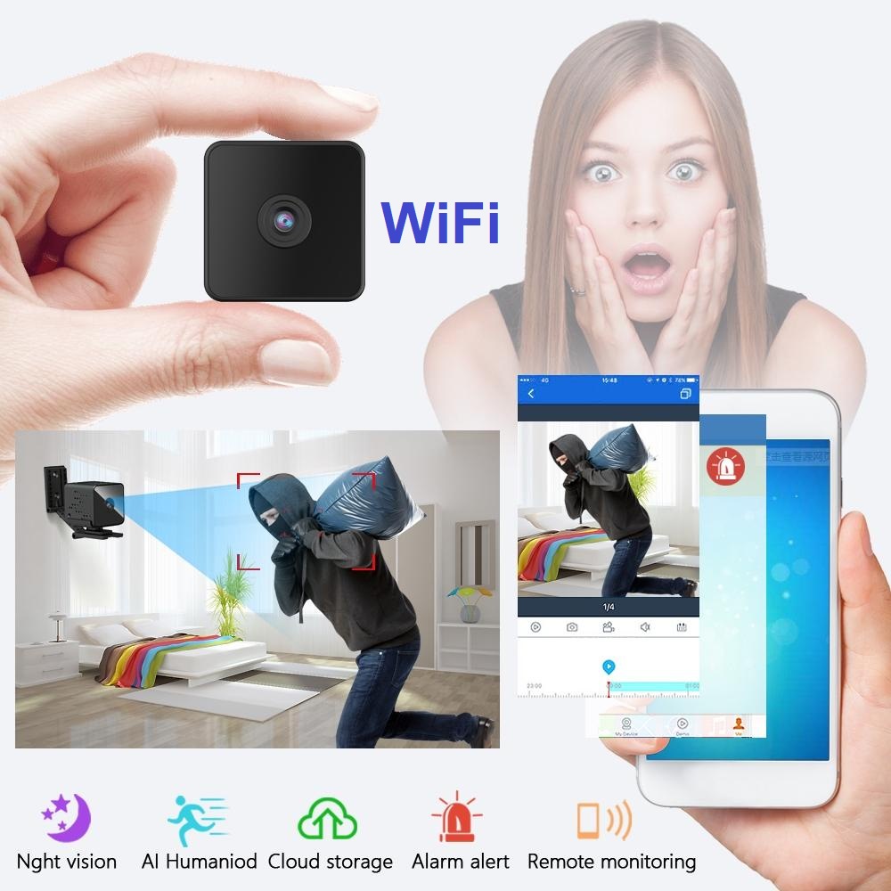 Picture of V380 PRO WiFi Camera with Night Vision Portable Security IP Cameras Battery Backup CCTV Camera -Ip Camera - Black