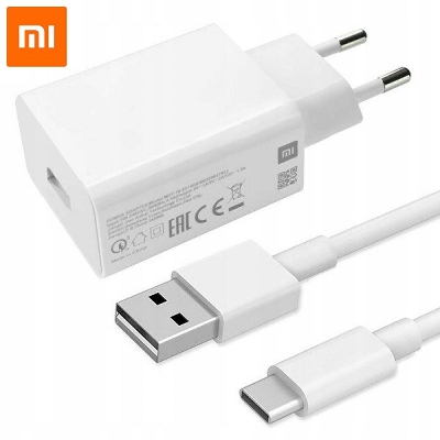 Picture of Xiaomi@Mi charger 27W QC 3.0 fast Charge Adapter with Usb Type-c cable - White