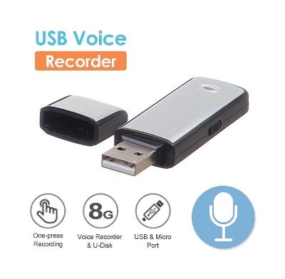 Picture of Voice Recorder Built-in 8GB Memory - Black