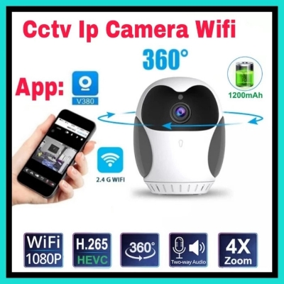 Picture of V380 Pro Battery Backup IP Security Camera Two Way Audio - Multicolor,128GB