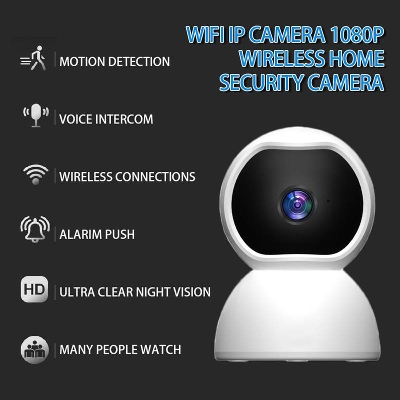 Picture of Q12 V380 Pro Full HD Robot IP Camera Night Vision Wireless WiFi Camera with 2Way Audio - Multicolor,128GB