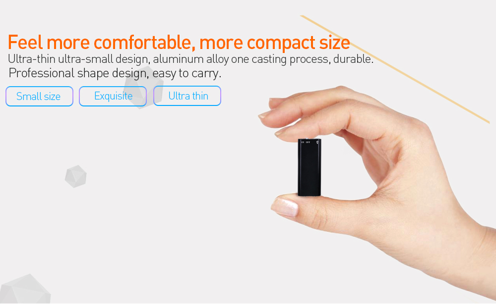 Picture of Powerful Voice Recorder 8GB Black - Black