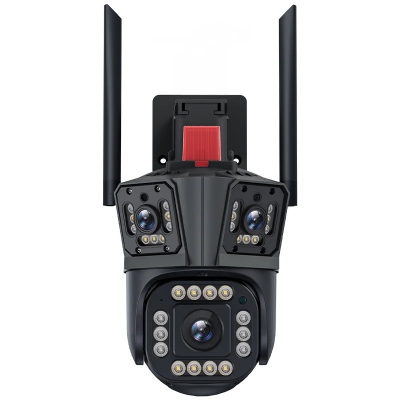 Picture of 3 Lance PTZ IP Camera 3MP CCTV Surveillance Security Camera V380 Pro - Black,128GB