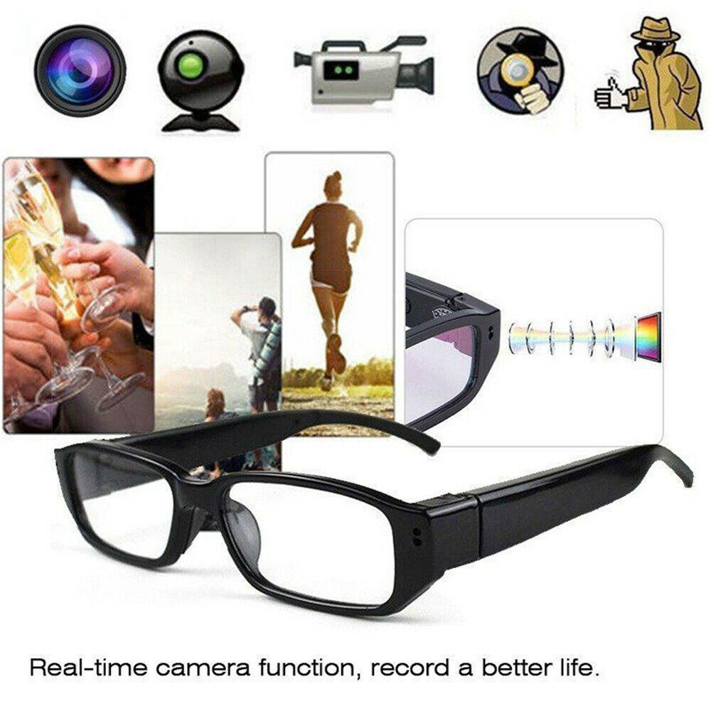 Picture of HD Eyewear Glasses Camcorder Video Recorder Camera Mini DV - Black