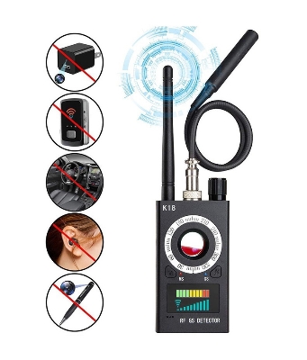 Picture of K18 Multi-function Anti Detector Bug ni Audio Finder Detect Wireless Camera GSM Tracking Device RF Signal Scanner - Black