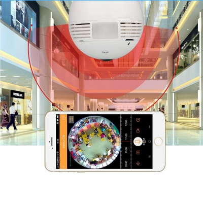 Picture of V380 Pro Panoramic IP Camera 360 Degree Fish Eye Home Office Security CCTV Cameras - Multicolor,64GB