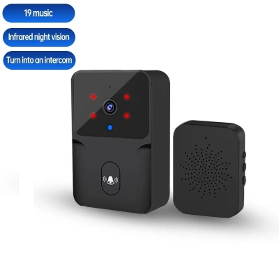 Picture of Tuya Smart WiFi Doorbell Camera Wireless Video Doorbell with Digital Visual Intercom, Night Vision, and Home Security Features Doorbell Camera For IOS Android Phone Smart Home Outdoor Monitor