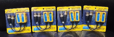 Picture of 4 pairs 8MP, 5MP, 3MP, 1080P, 720P Video Balun CCTV UTP transmission distance: 800 ft (Black & White), 500ft (Color)