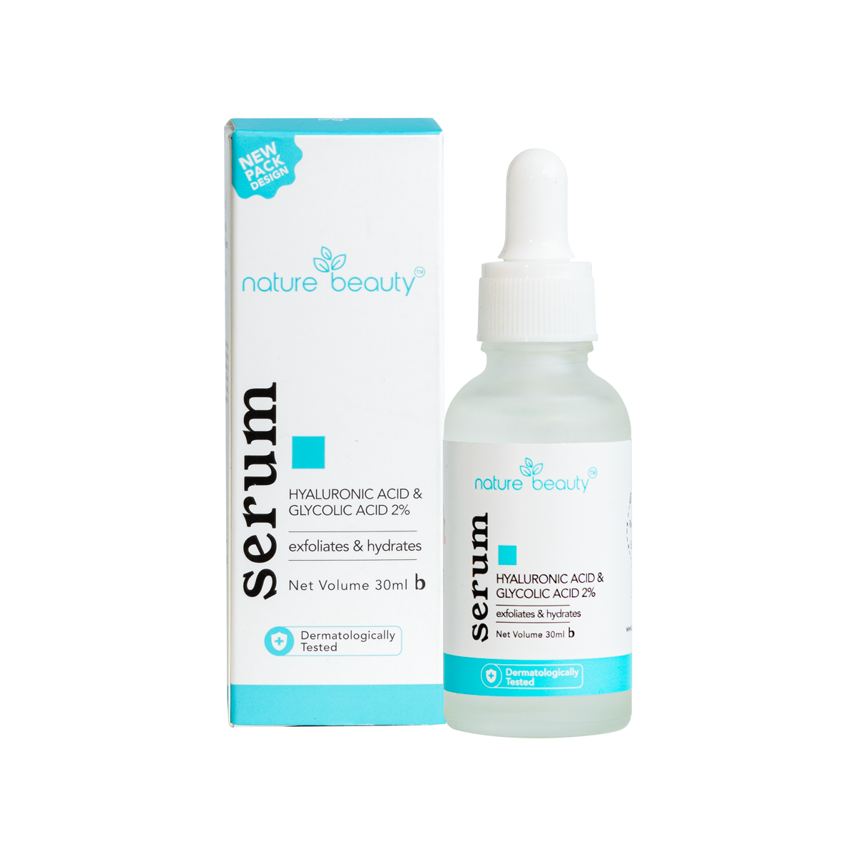 Picture of Nature Beauty Hyaluronic 1% & Glycolic Acid 2% Serum