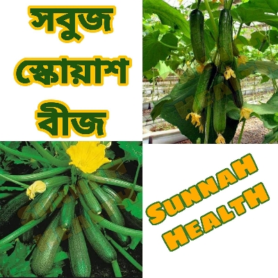 Picture of Squash Seed - 5 Pcs Green/Yellow Hybrid