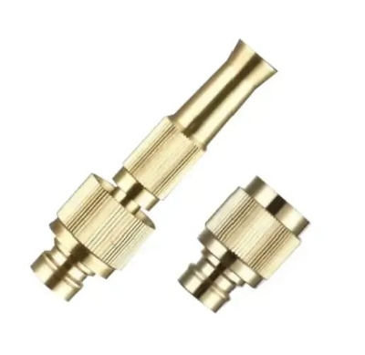 Picture of High Pressure Water Gun 3/8 size Household Pure Copper Direct Spray Gun Flower Watering Tool Adjustable Pressure Washer, for BIke, Car Wash