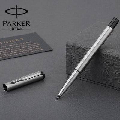 Picture of Parker Vector Metal Roller 1Pcs Ball Pen 0.5Mm Medium Nib Full Metal Rollerball Pen Business Office Supplies - Pen