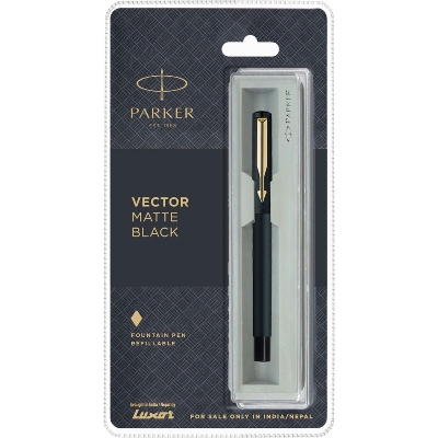 Picture of PARKER Vector Matte Black Fountain Pen - Black
