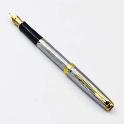 Picture of Luxury quality Imported Fountain Ink Pen and Hero ink 50ml Black color - Multicolor