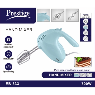 Picture of Prestige Ergonomic Luxury design Heavy Duty Multi-Functional Electric Egg beater Automatic Cream Whip Stirrer Stainless Mixing Household Mini Mechanical Beater