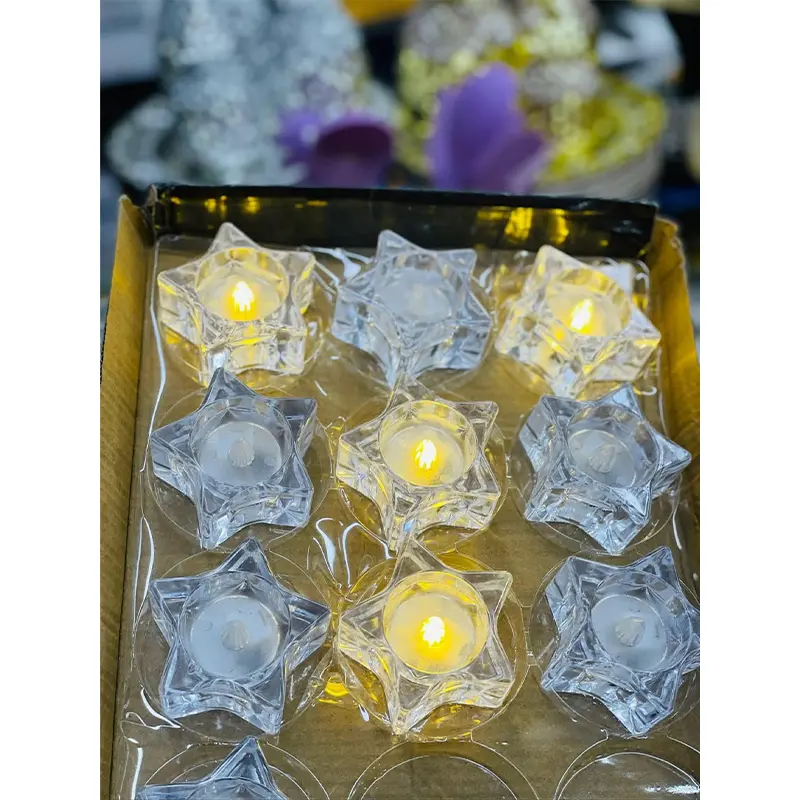 Picture of Multicolor Mini LED Electric Candle Light with Battery – Flameless Tealight for Home Decor, Festivals & Events