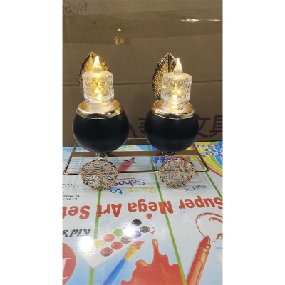 Picture of 2 Pcs Candle Light With Candle Holder, Candle light Dinner ITem.