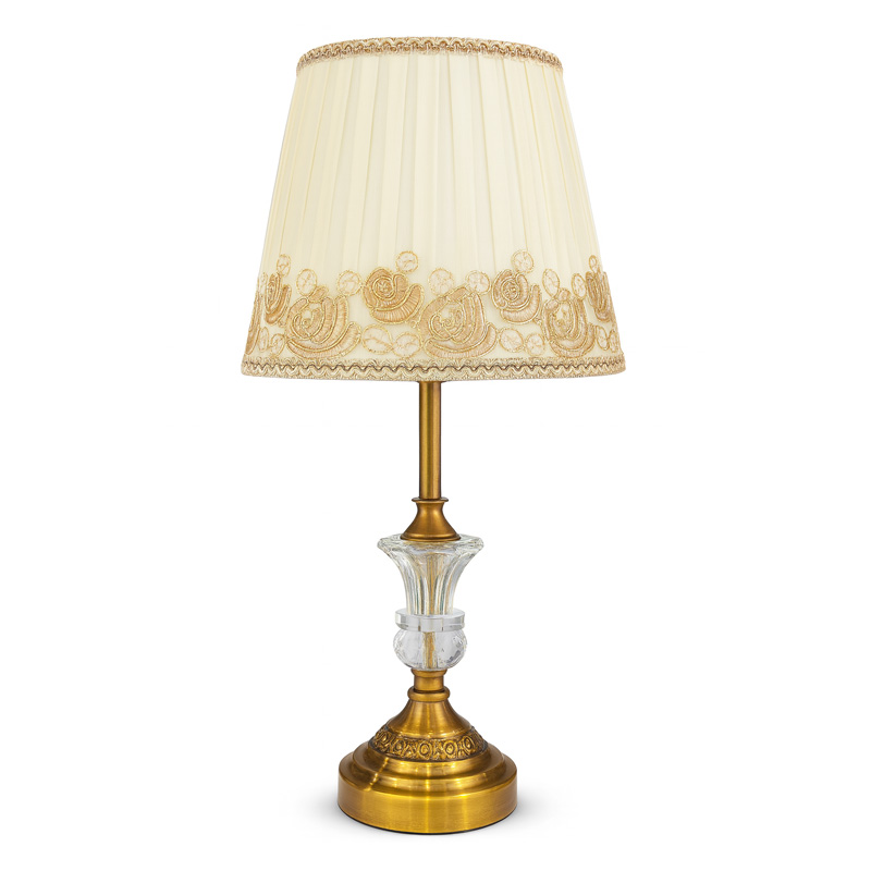 Picture of Elegant Gold and White Table Lamp