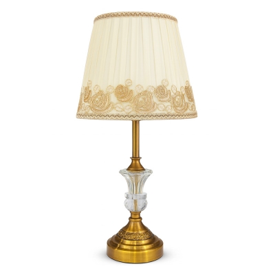 Picture of Elegant Gold and White Table Lamp