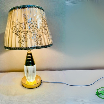 Picture of 17-Inches Height Metal Crystal Decorative Table Lamp