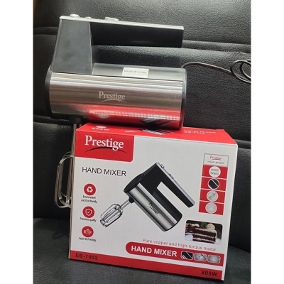 Picture of Prestige 800W pure copper motor for high torque and efficient mixing, suitable for tasks like baking and whipping cream.