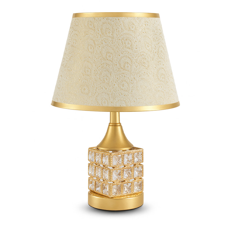 Picture of Elegant Gold and White Table Lamp