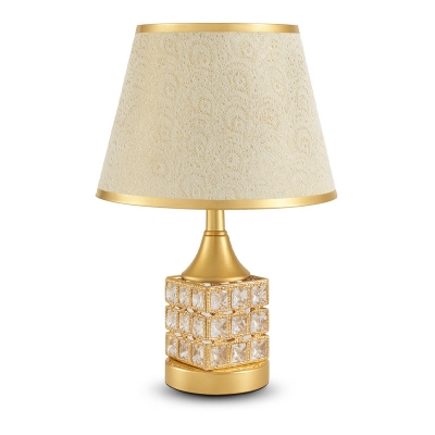 Picture of Elegant Gold and White Table Lamp