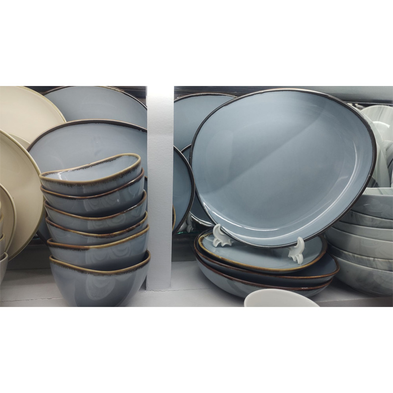 Picture of The Organic Edge Dinner Set 20 Pcs Dinner Set With Standards Serving Dishes.