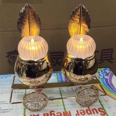 Picture of 2 Pcs Candle Light With Candle Holder, Candle light Dinner ITem.