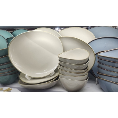 Picture of The Organic Edge Dinner Set 20 Pcs Dinner Set With Standards Serving Dishes.