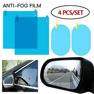 Picture of 4 pcs Set Car Rear Mirror Protective Film Window Anti Fog